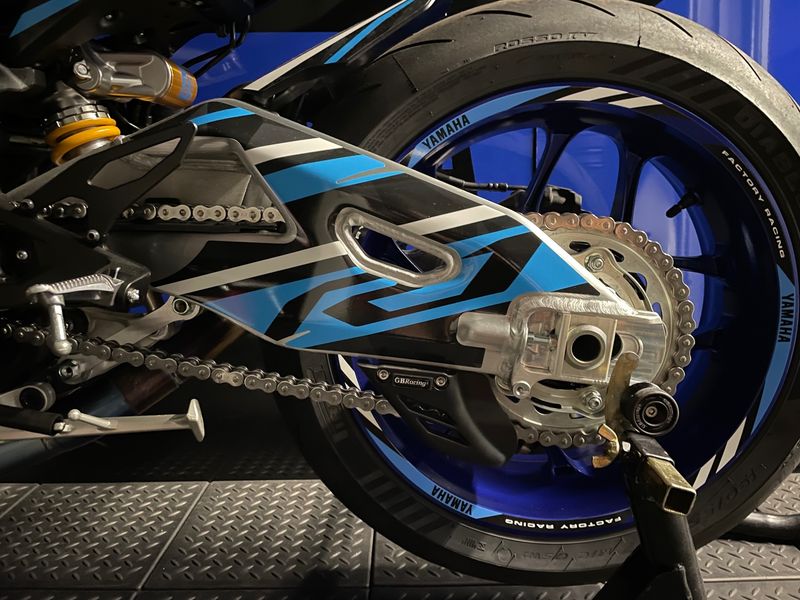 2015 - 2023 Yamaha R1 Swing Arm decals