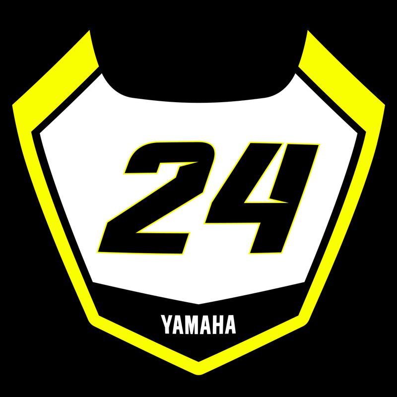Yamaha R1 2020 - 2023 Racing Number Plate Kits 24YB