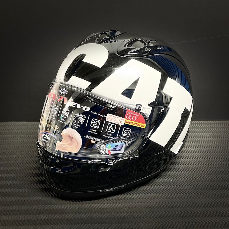 Arai RX7 Personalised Ducati Graphics