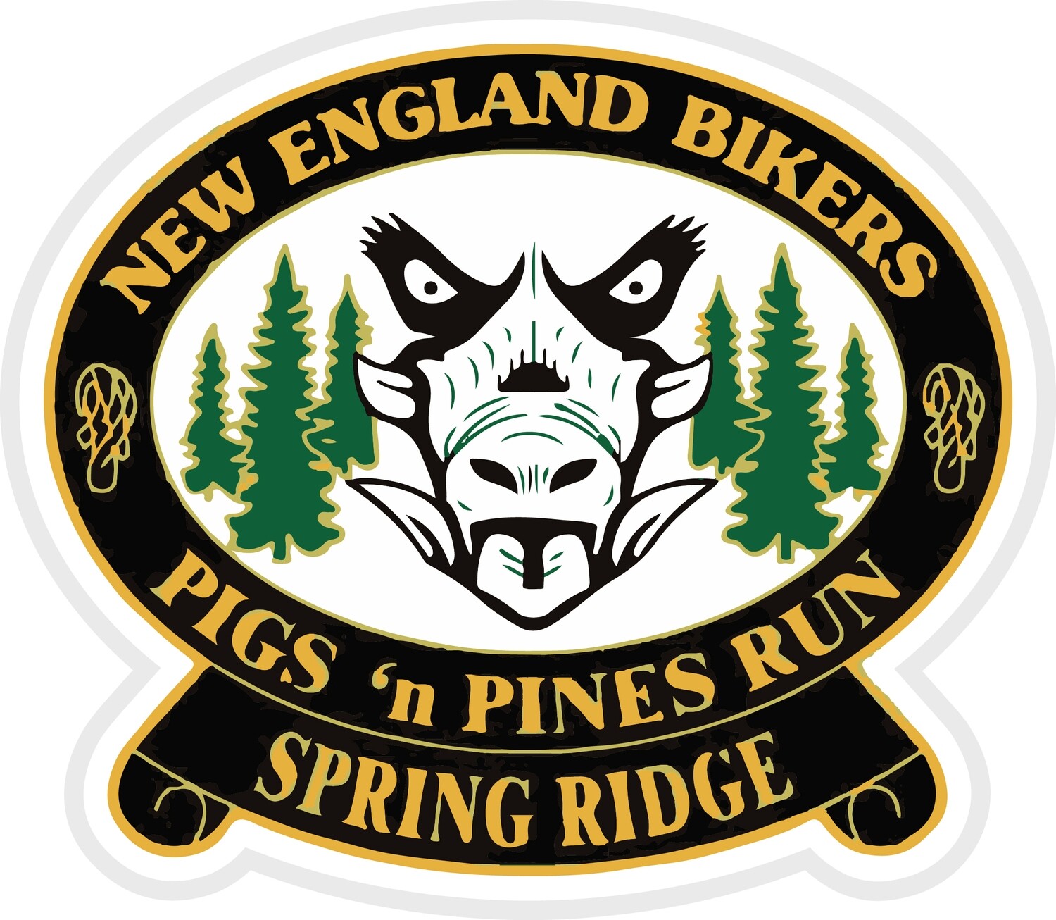 Pigs Pines Decals