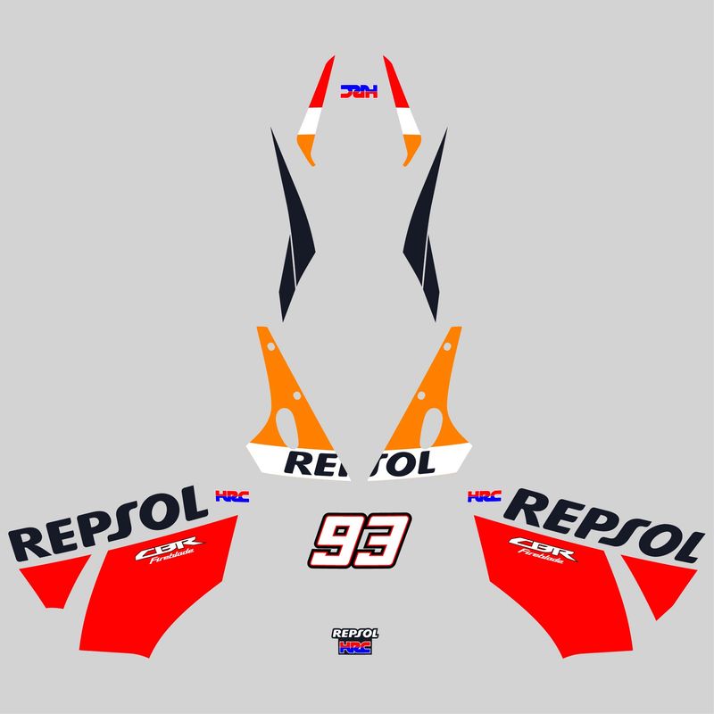 2015 CBR1000 Repsol Decals