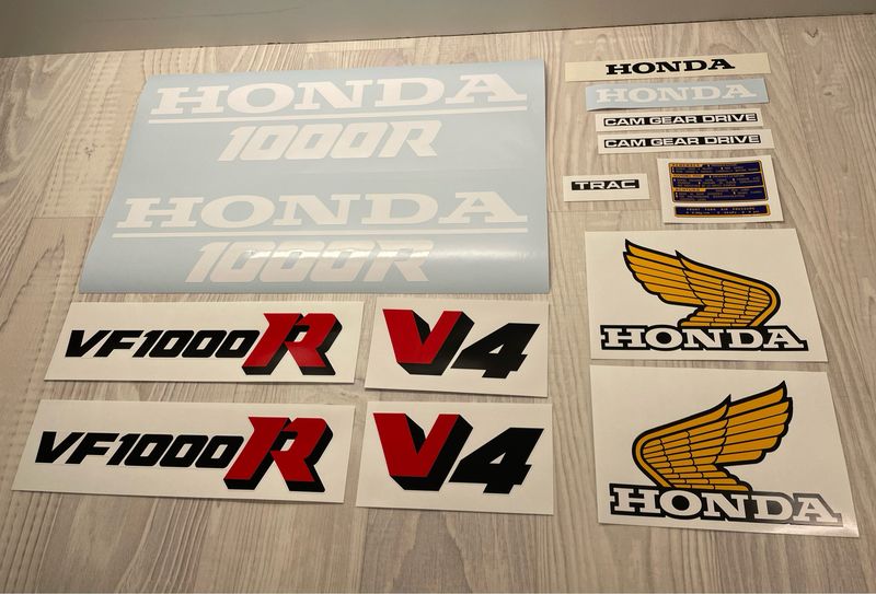 1986 Honda VF1000RG Decals - Rothmans