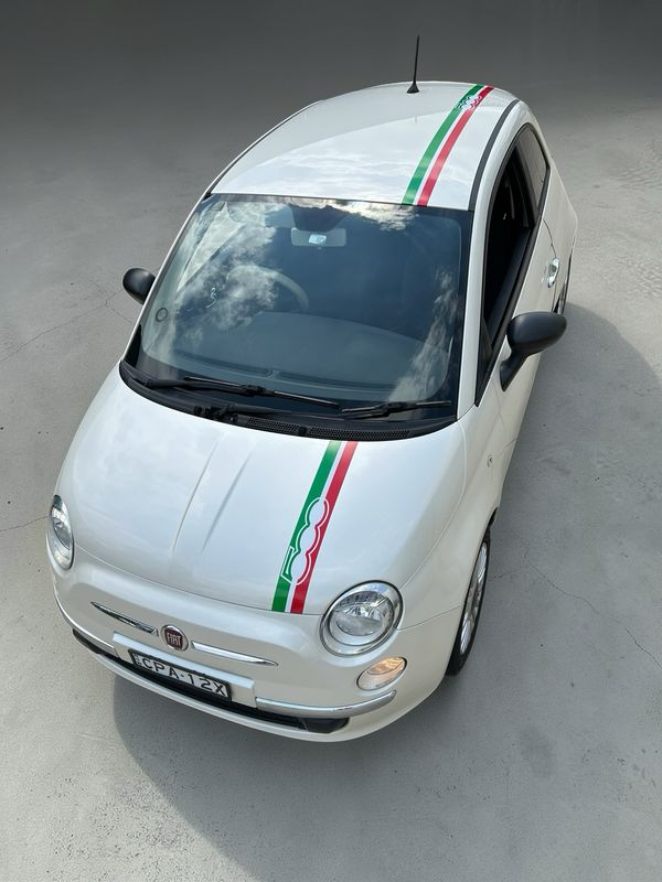 Fiat 500 Tri-Colour Decals