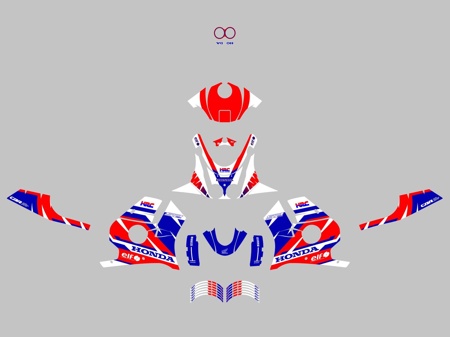 Honda CBR250RR SP Factory Graphics Kit