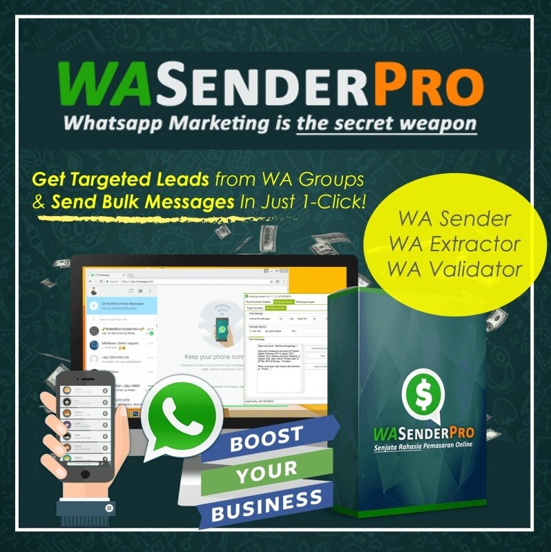 WhatsApp Sender Pro (  Desktop  )