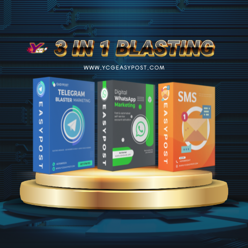 3 IN 1 Blasting ( WhatsApp Telegram SMS )
