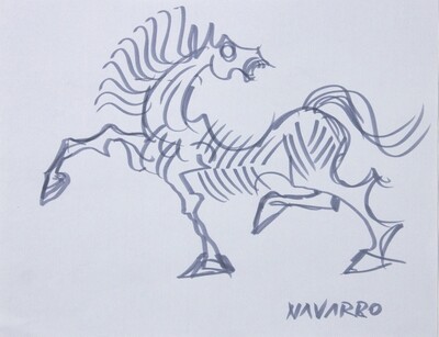 Eduardo Navarro - Sin Titulo ( caballo gris )