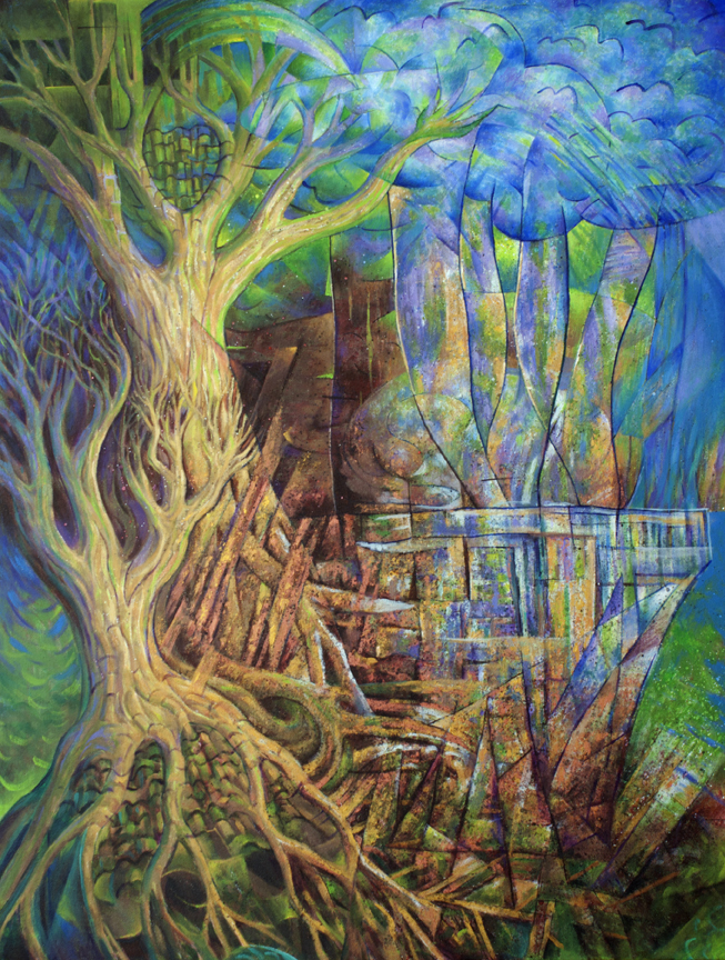 Elpidio Mendoza - Arboles propiciando altares