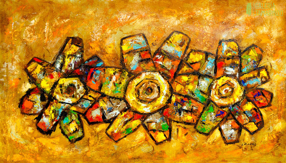Carlos Ramos - Flores abstractas