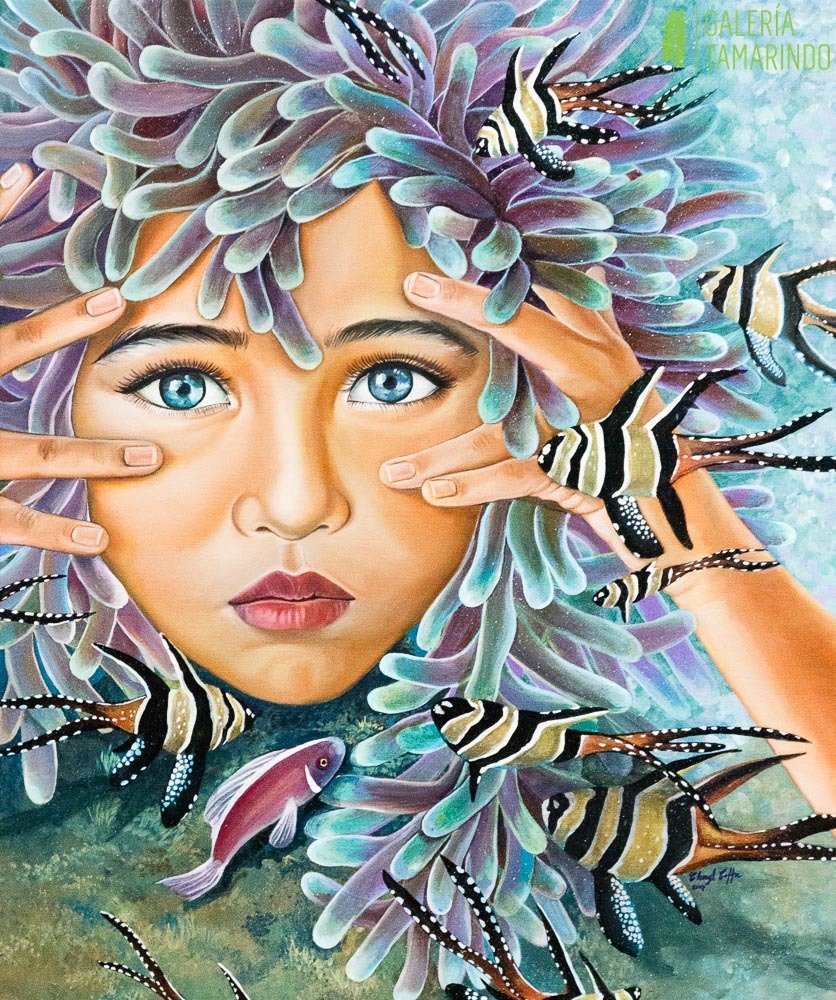 Cheryl Coffre - Anemonas y peces