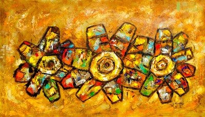 Carlos Ramos - Flores abstractas