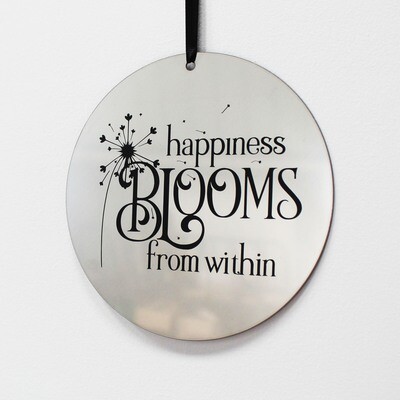 Happiness BLOOMS from within