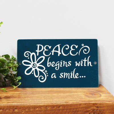 Peace begins with a smile...