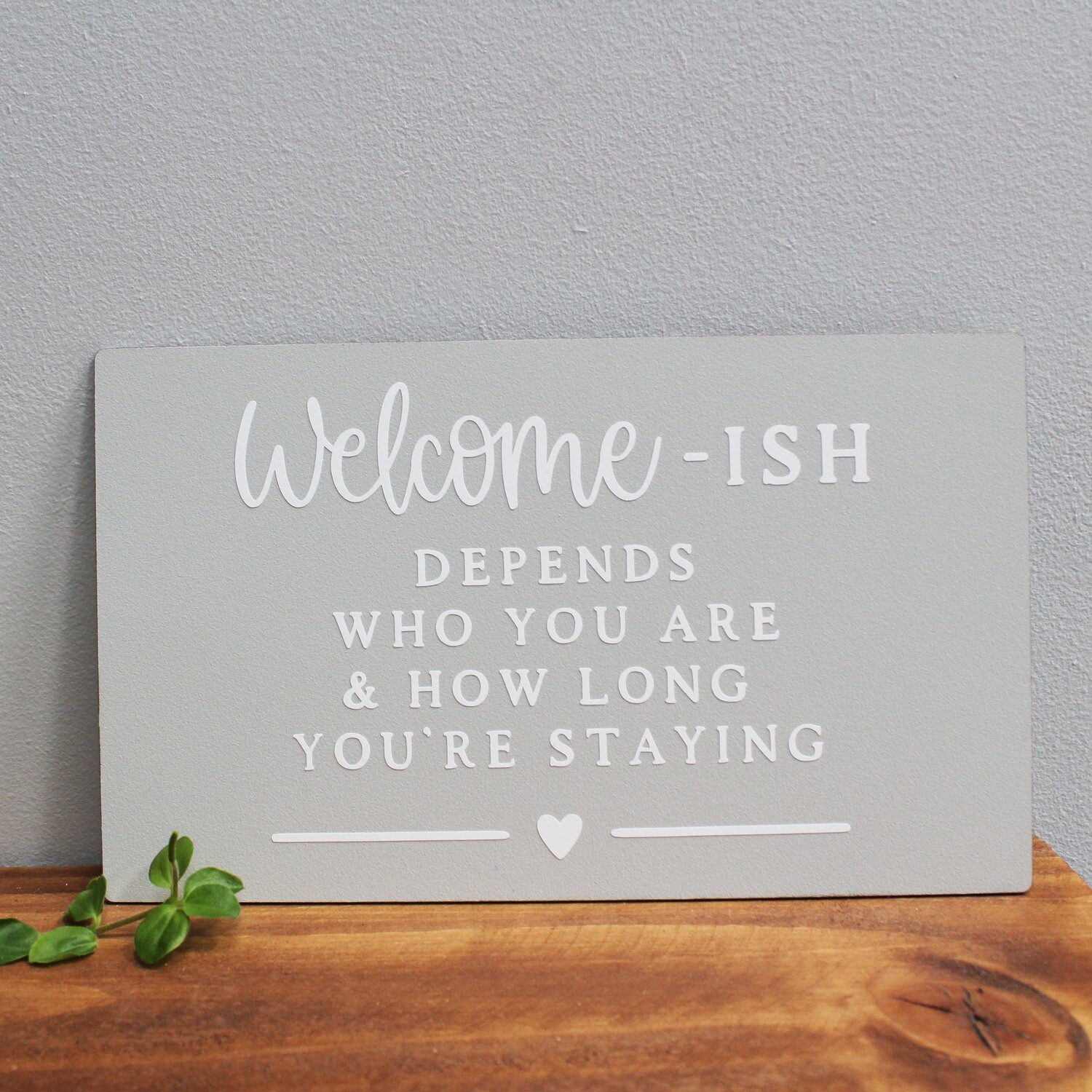 Welcome-ish