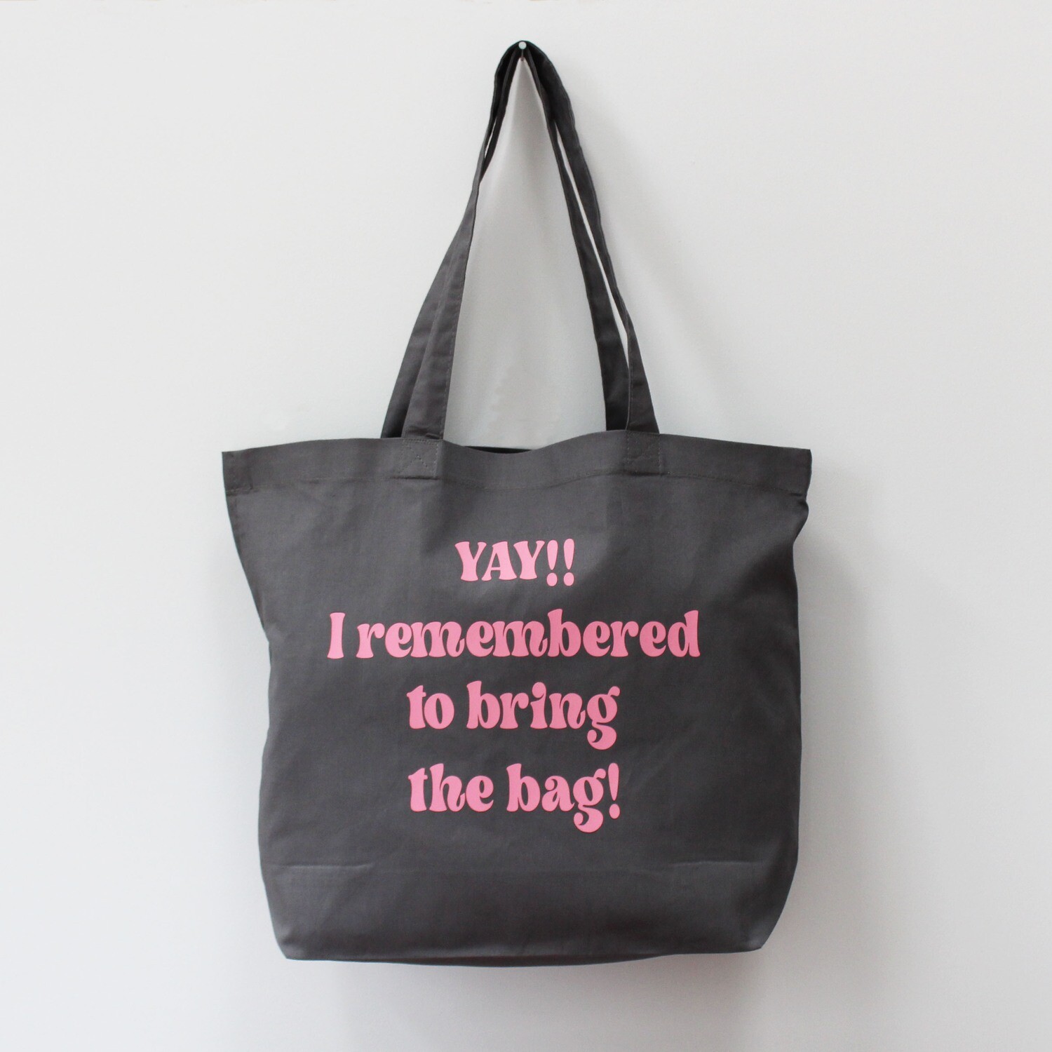Yay! I remembered to bring the bag!