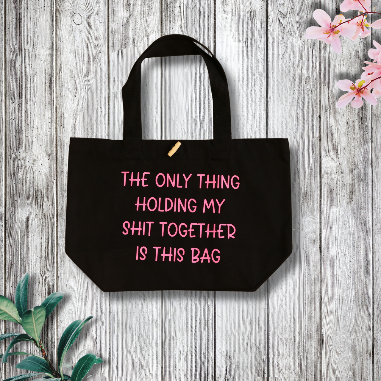 The only thing holding my shit together is this bag