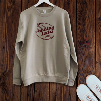 Does running late count as exercise?