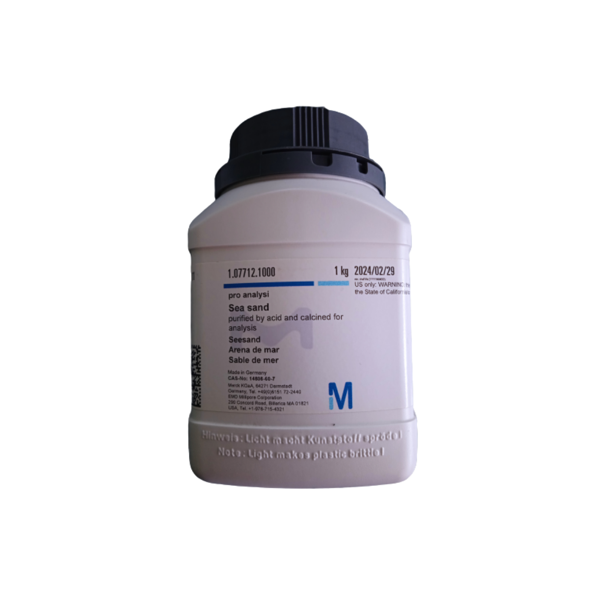 Arena De Mar Purificada Pro Analys 1.0712.1000 1kg Millipore