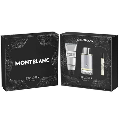 MONTBLANC Explorer Platinum Eau De Parfum Gift Set 100ml
