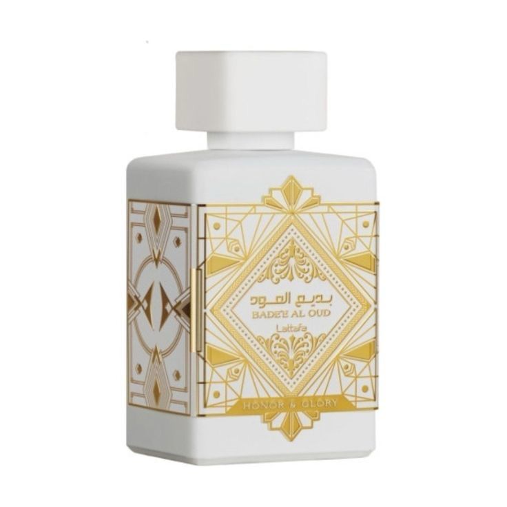 Bade'e Al Oud Honor &amp; Glory by LATTAFA 3.4oz EDP Spray for UNISEX (WHITE )