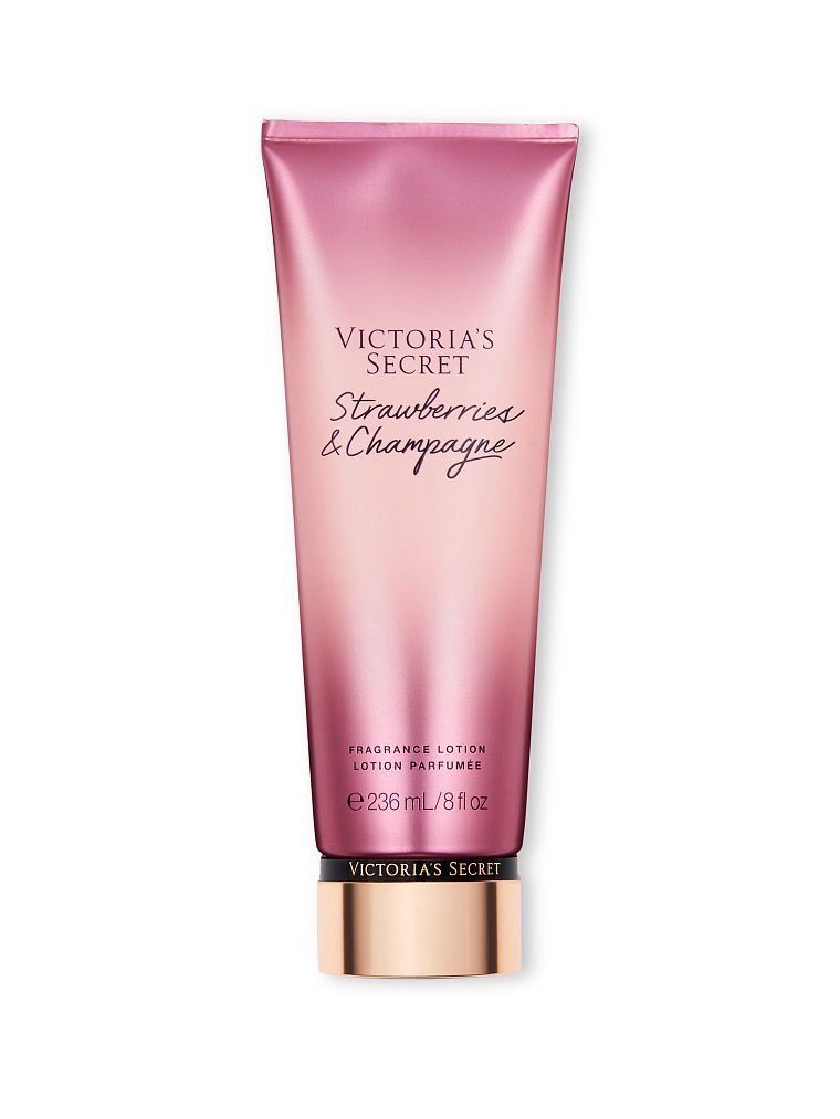 Victoria’s Secret Strawberries &amp; Champagne Fragrance Lotion Parfumee 236 ml/ 8 oz