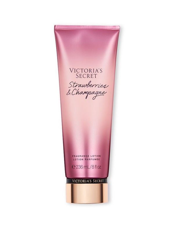 Victoria’s Secret Strawberries &amp; Champagne Fragrance Lotion Parfumee 236 ml/ 8 oz