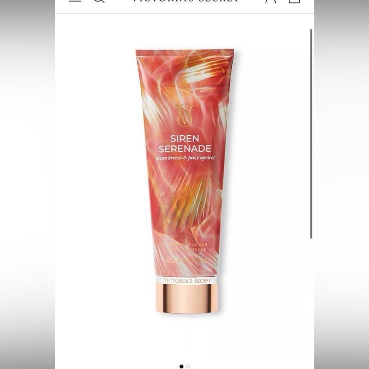 Victoria’s Secret Siren Serenade Ocean Breeze &amp; Juicy Apricot Fragrance Lotion Parfumee 236 ml/ 8 oz