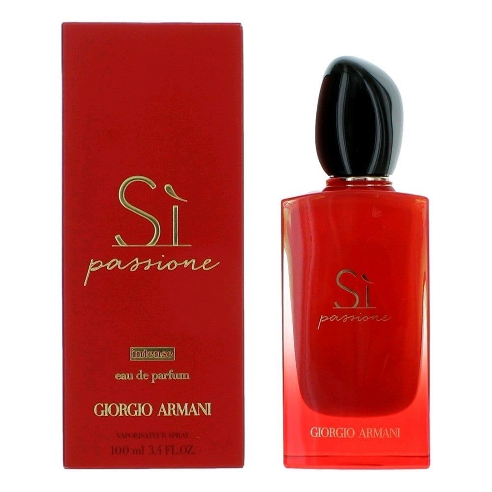 SI PASSIONE INTENSE BY GIORGIO ARMANI, 3.4 OZ EAU DE PARFUM SPRAY FOR WOMEN