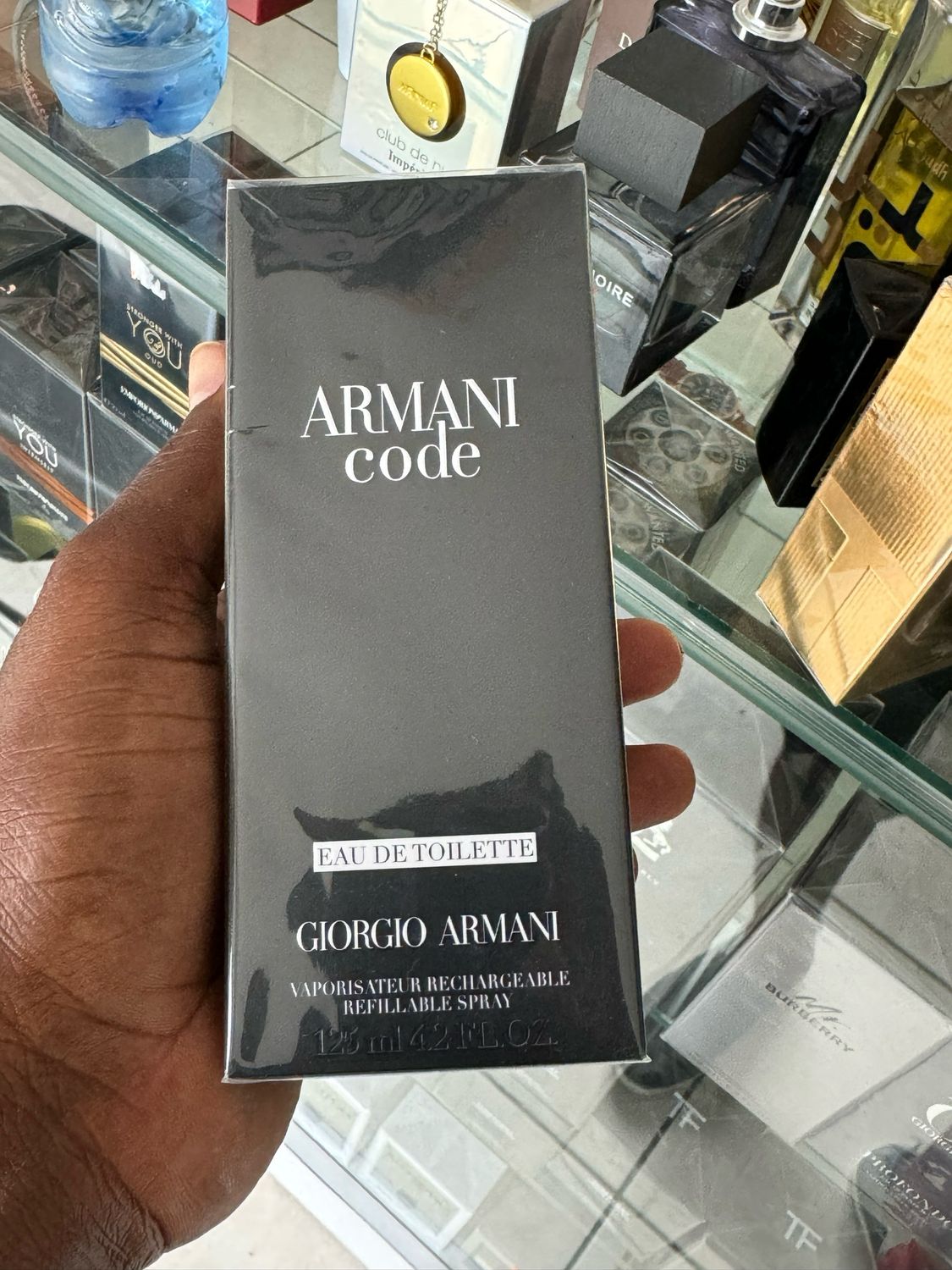 Armani Code by GIORGIO ARMANI 4.2oz EDT Spray for Men