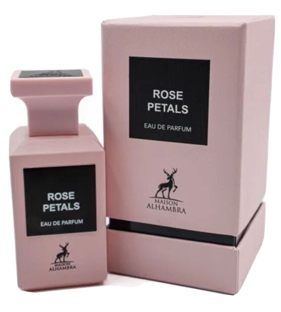 Rose Petals Perfume By Maison Alhambra Eau de Parfum Spray 80 ML/ 2.7 OZ