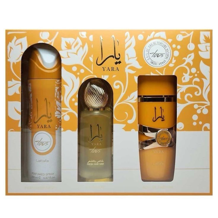 Yara Tous 3Pcs Gift Set by Lattafa for Women