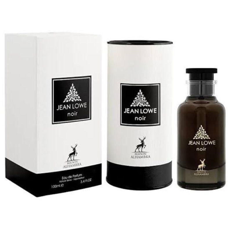 Lattafa Maison Alhambra JEAN LOWE NOIR EDP Spray 100ML (3.4 OZ), Rich and Alluring Scents for Men &amp; Women.