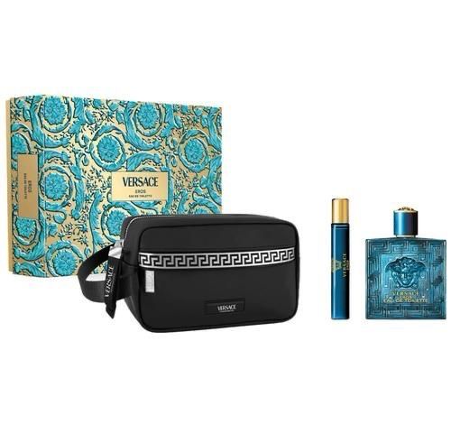 VERSACE EROS 3.4 EDT M+MINI+TROUSSE