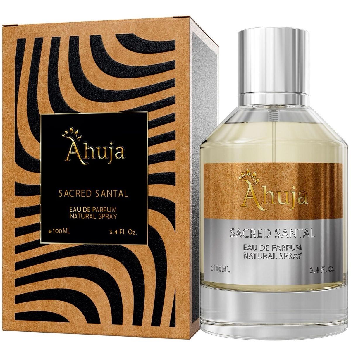 AHUJA SACRED SANTAL 3.4oz EDP Spray for MEN
