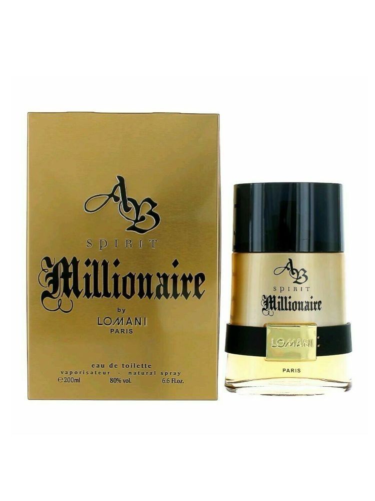 LOMANI AB SPIRIT MILLIONAIRE 6.8oz EDT SPRAY FOR MEN