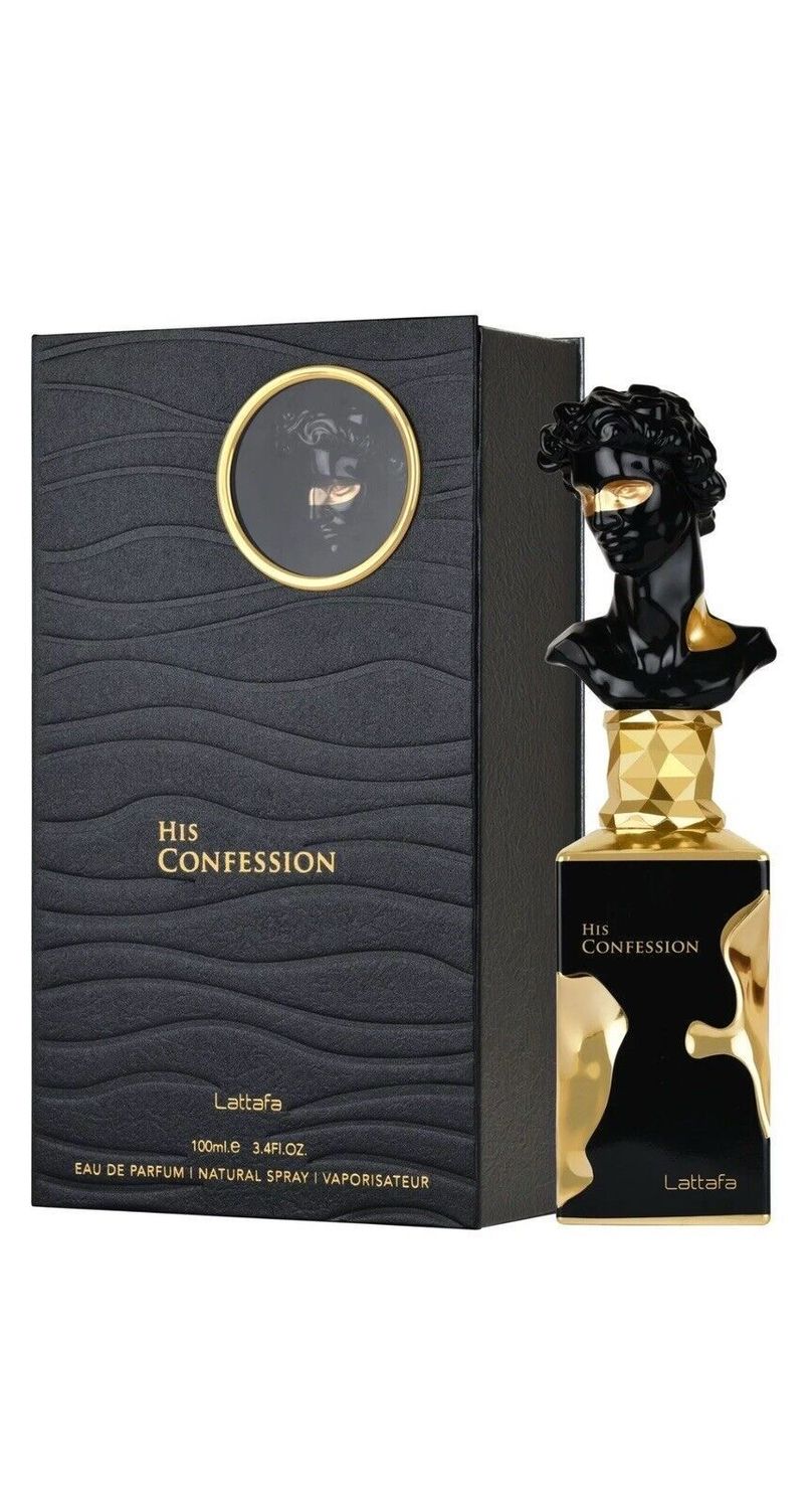 His Confession by Lattafa Perfumes 3.3oz EDP Spray for MEN
