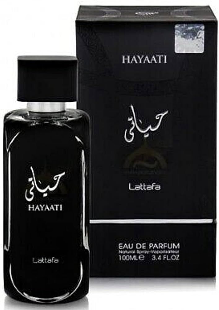 Hayaati by Lattafa 3.4 oz EDP Spray for MEN ( BLACK )