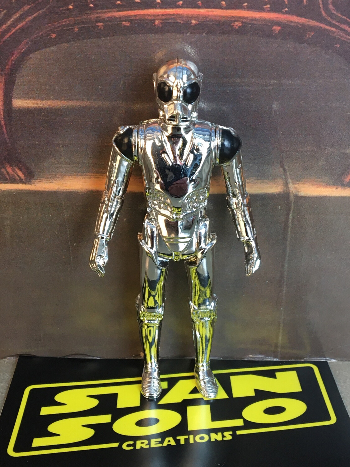 Stan Solo Custom Chrome Death Star Droid