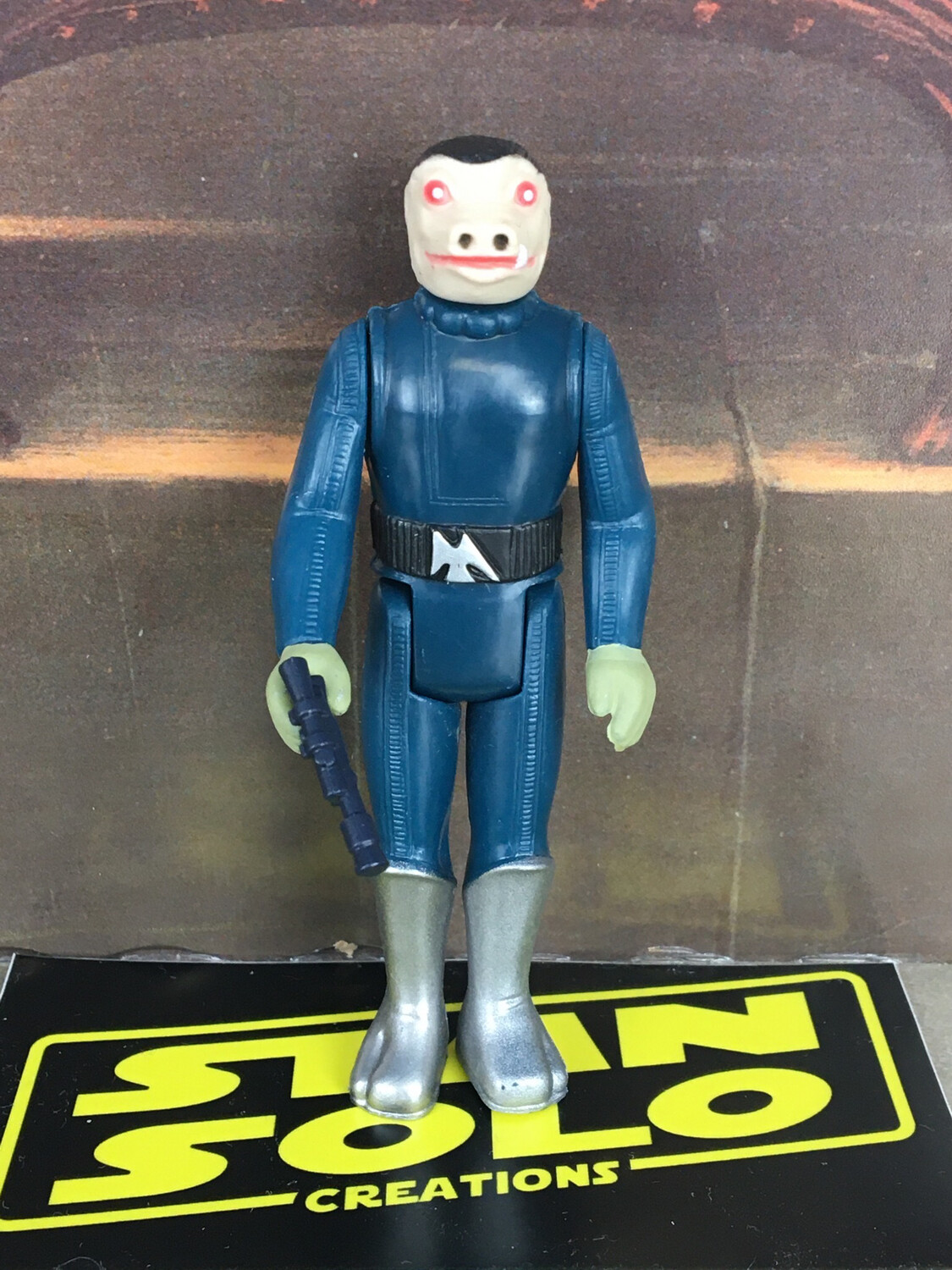Stan Solo Custom Blue Snaggletooth Blemished