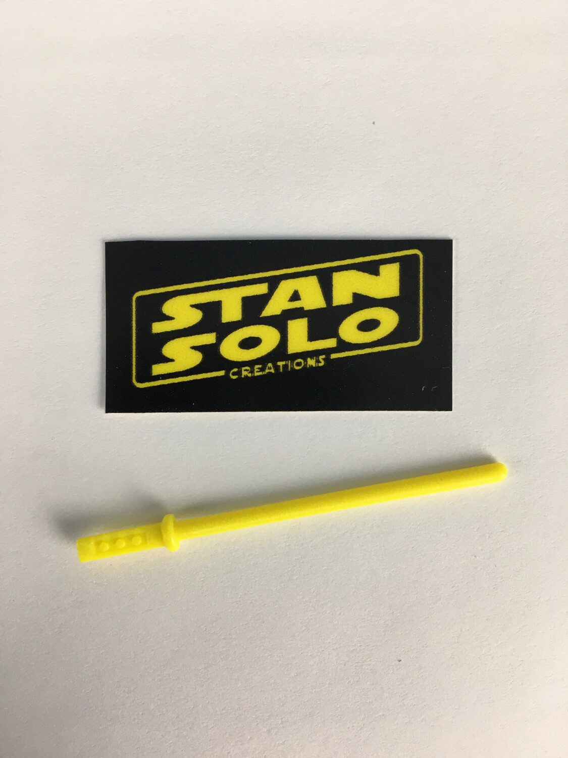 Stan Solo Custom Replacement Yellow Lightsaber