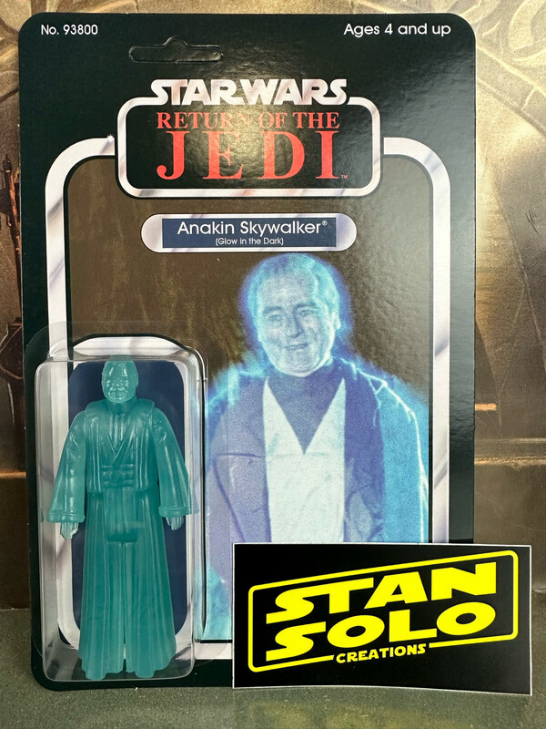 Stan Solo Custom Carded Glow Ghost Anakin