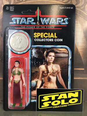 Stan Solo Custom Carded Slave Girl w/Coin