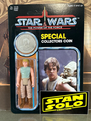Stan Solo Custom Carded Dagobah Trainer w/coin