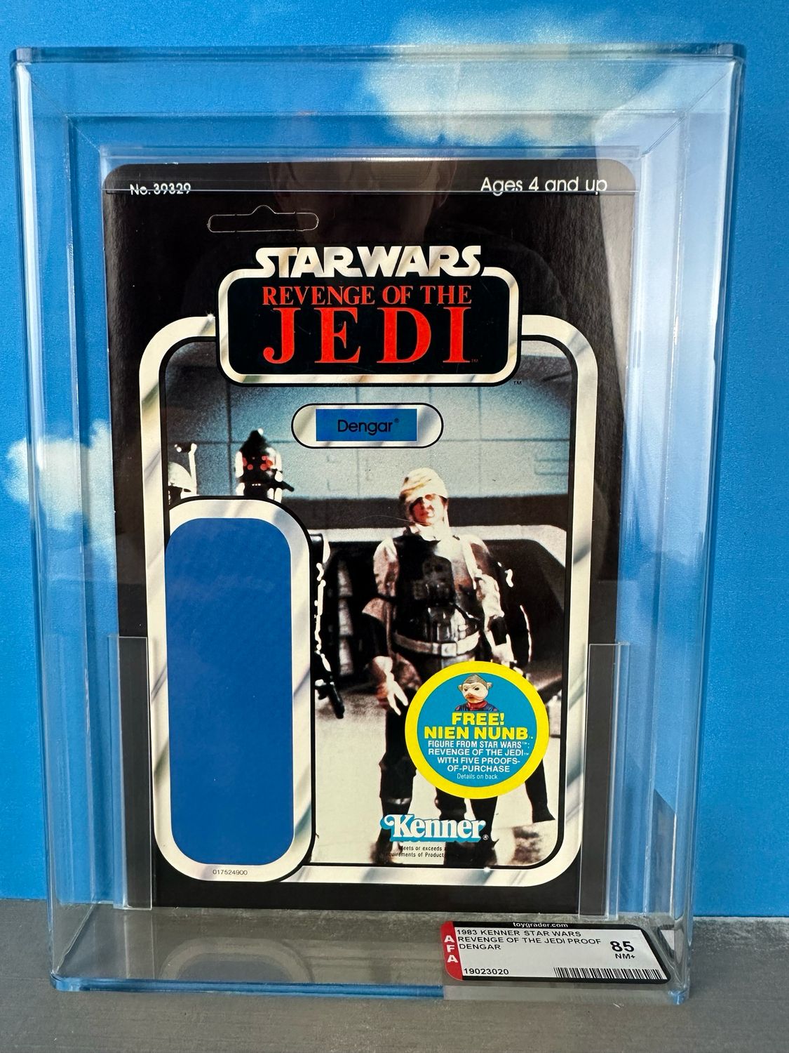 Revenge Of The Jedi Dengar Proof Card AFA Graded 85
