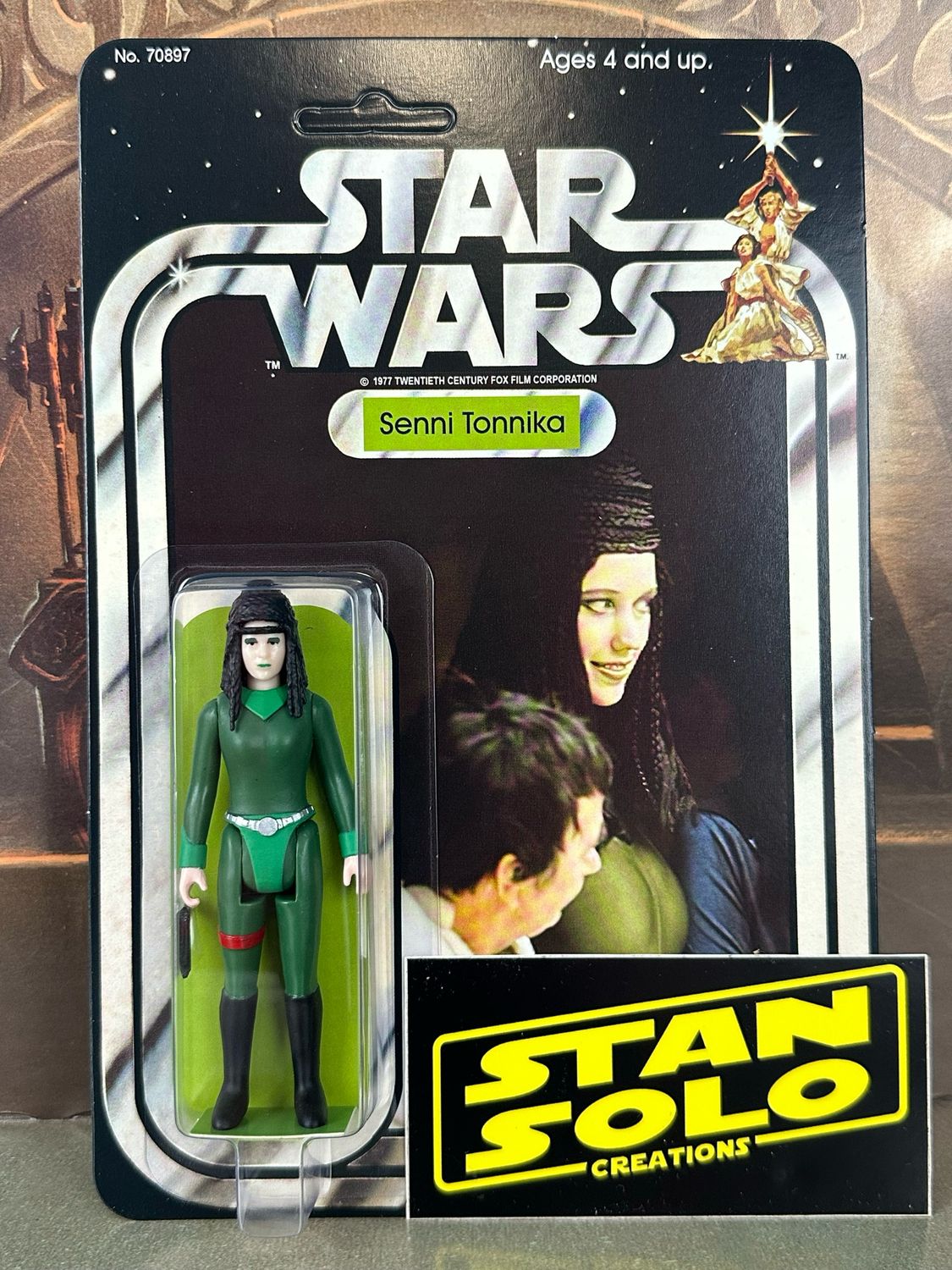 Stan Solo BLEMISHED Green Sister On Custom Card