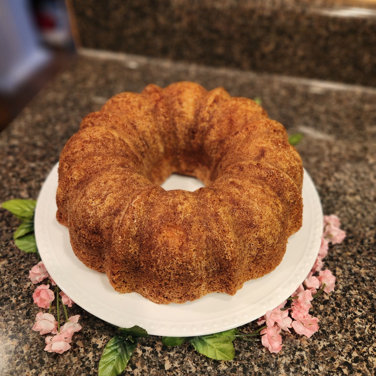 9" Apple Cake w/o Walnuts