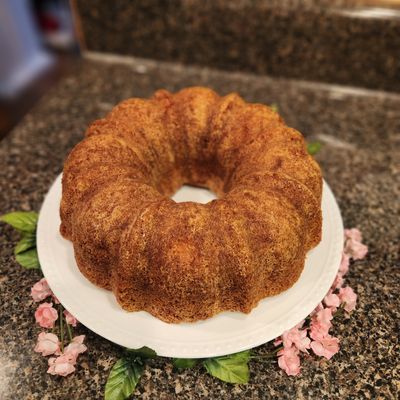 9" Apple Cake w/o Walnuts