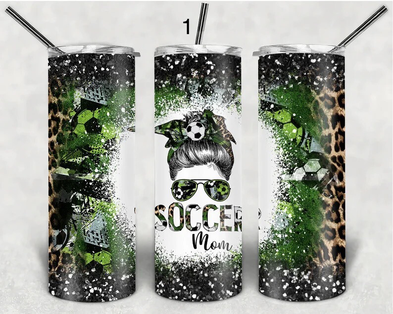Soccer Mom Tumbler Designs