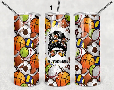 Sports Mom Tumbler Designs