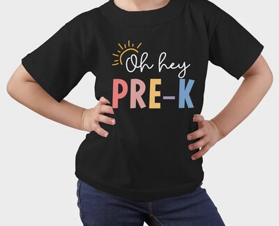 Oh Hey Prek Teacher Shirts